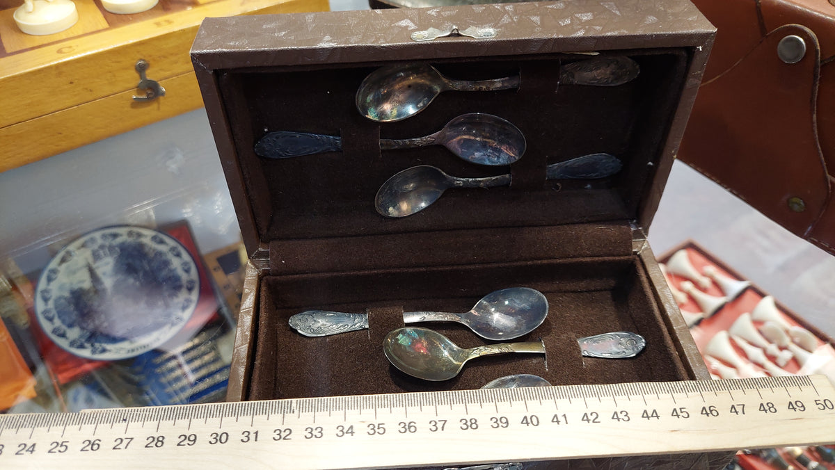 Set of coffee spoons, Miniature spoons of the Soviet era, Tea accessories