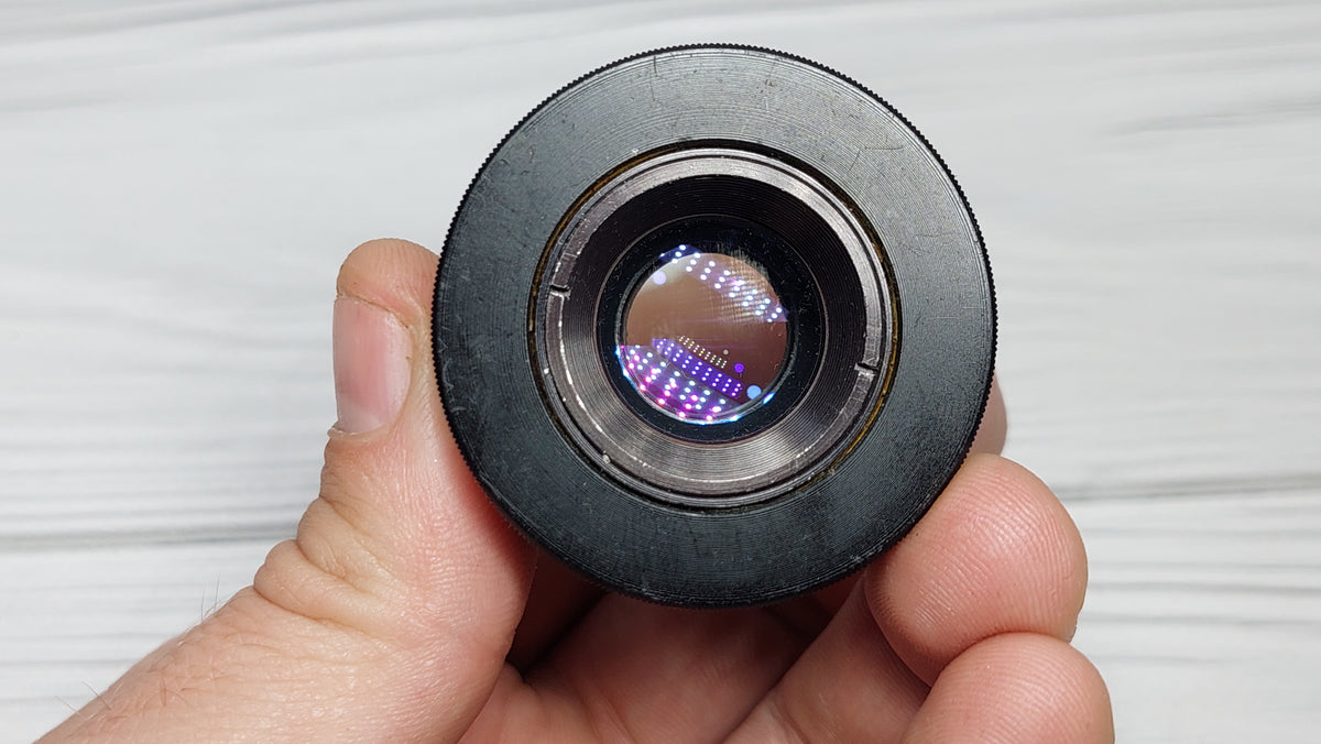 RARE Sharp OMP 1-60-1 60mm f/4.5 USSR Micro Macro 14.8x lens M39 BeLOMO