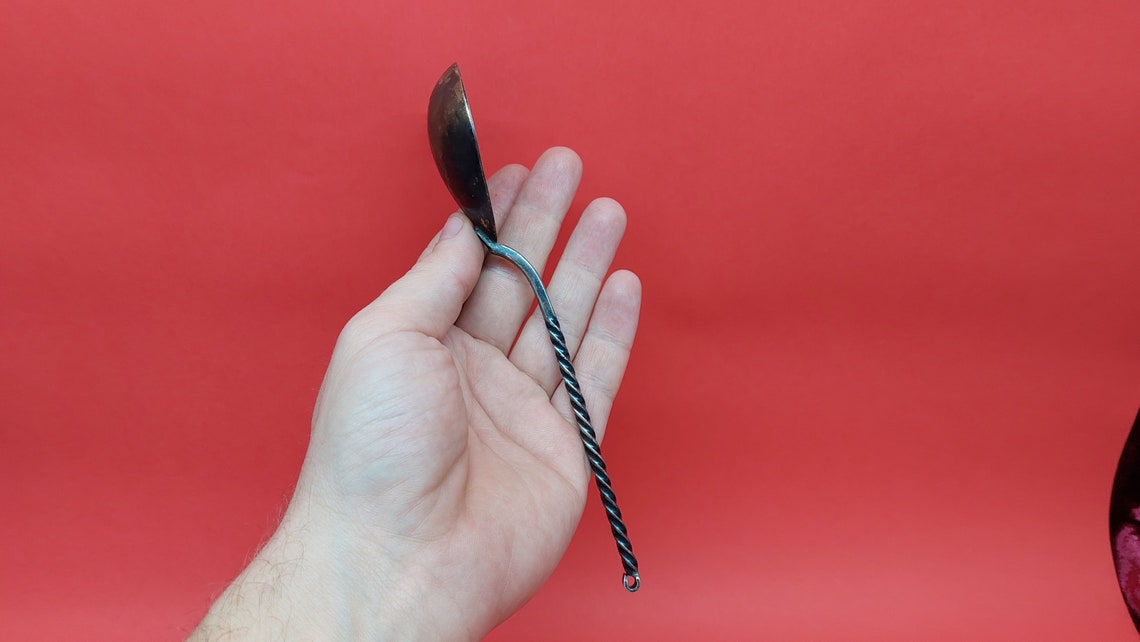 Antique cupronickel spoon. Talin Jewelry Factory