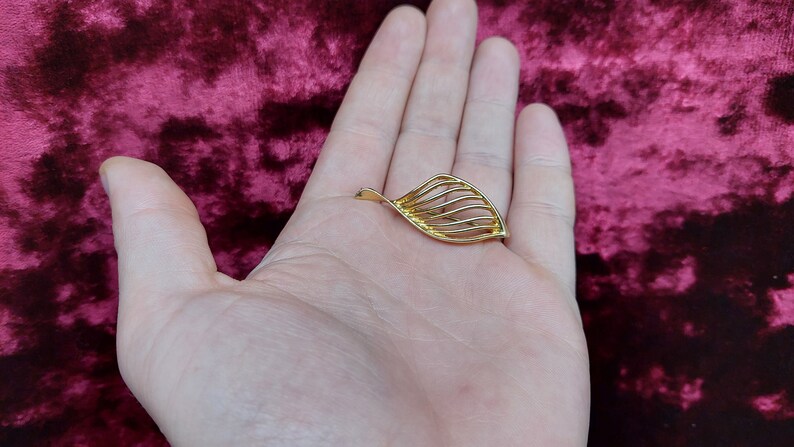 Vintage USSR Gold-Plated Brooch