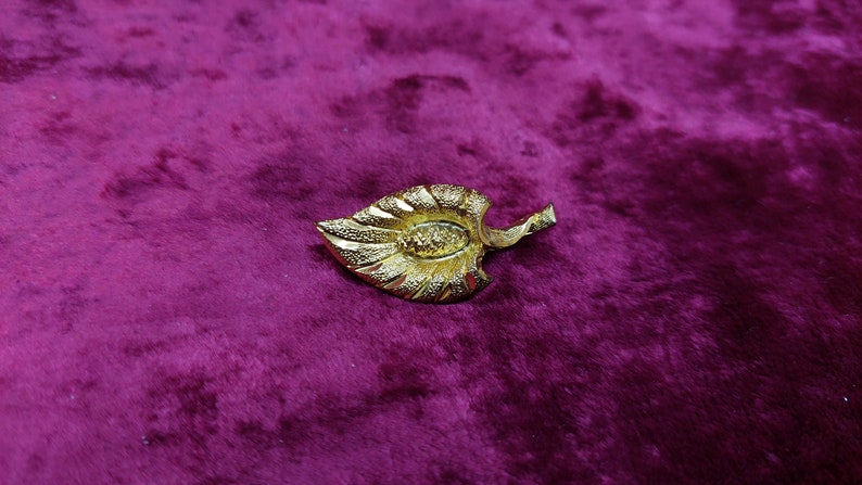 Vintage USSR Gold-Plated Brooch 1980.