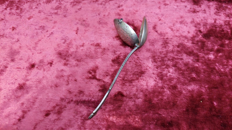 Silver spoon of the USSR for brewing tea. Rarity.
