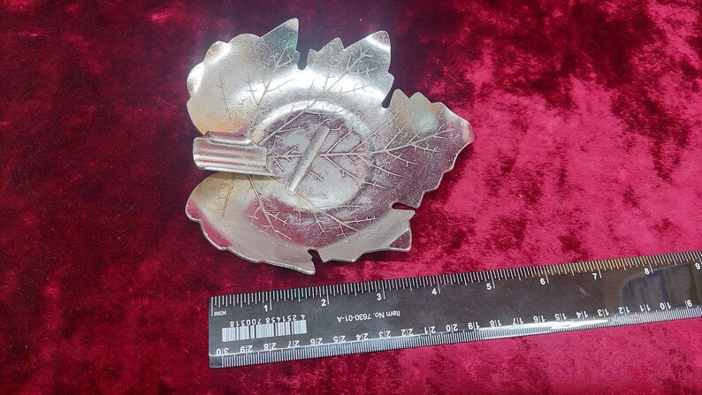 Vintage Soviet ashtray maple leaf Kyiv.