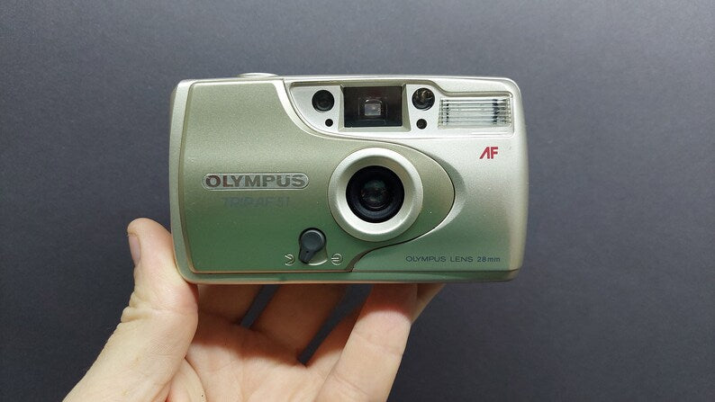 Olympus Trip AF 51 Vintage Camera 1990s Olympus Film Camera Spot and Shot Camera Working Film Camera