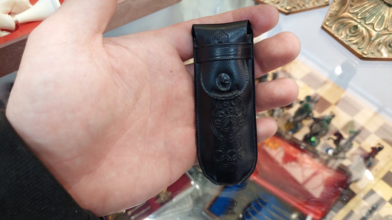Soviet vintage folding knife, USSR folding knife, Tourist knife, Rare Russian collection knife