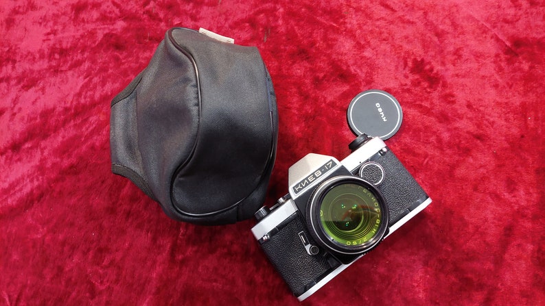 vintage soviet camera Kyiv 17 lenses helios 81n vintage camera back camera soviet camera collectible camera retro camera work camera ussr