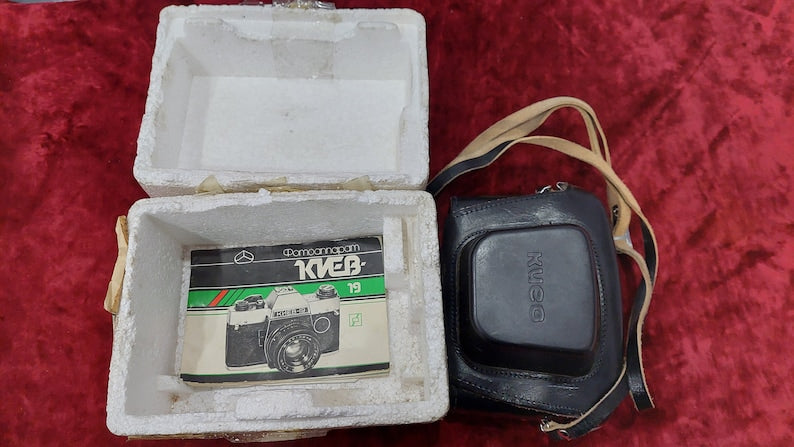 vintage soviet camera Kyiv 19 lens Helios81H antique camera rare camera retro camera old camera soviet camera film camera collection camera