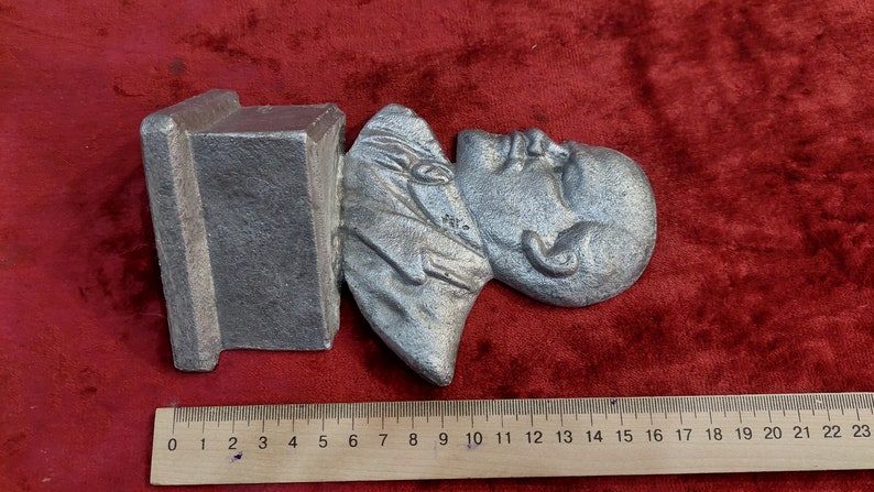 bas-relief of the leaders of the USSR Lenin .