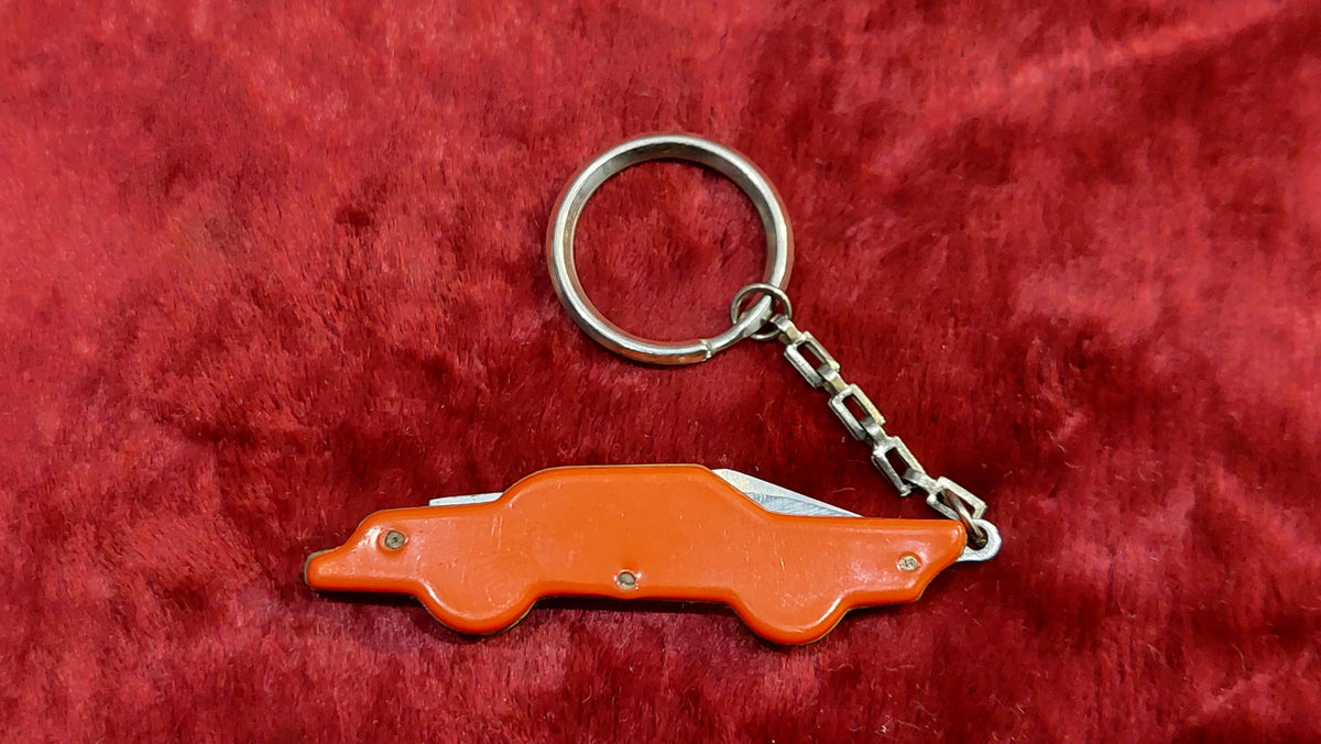 Soviet Vintage Knife Keychain machine, Russian keychain knife, USSR folding knife, Russian collectible knife