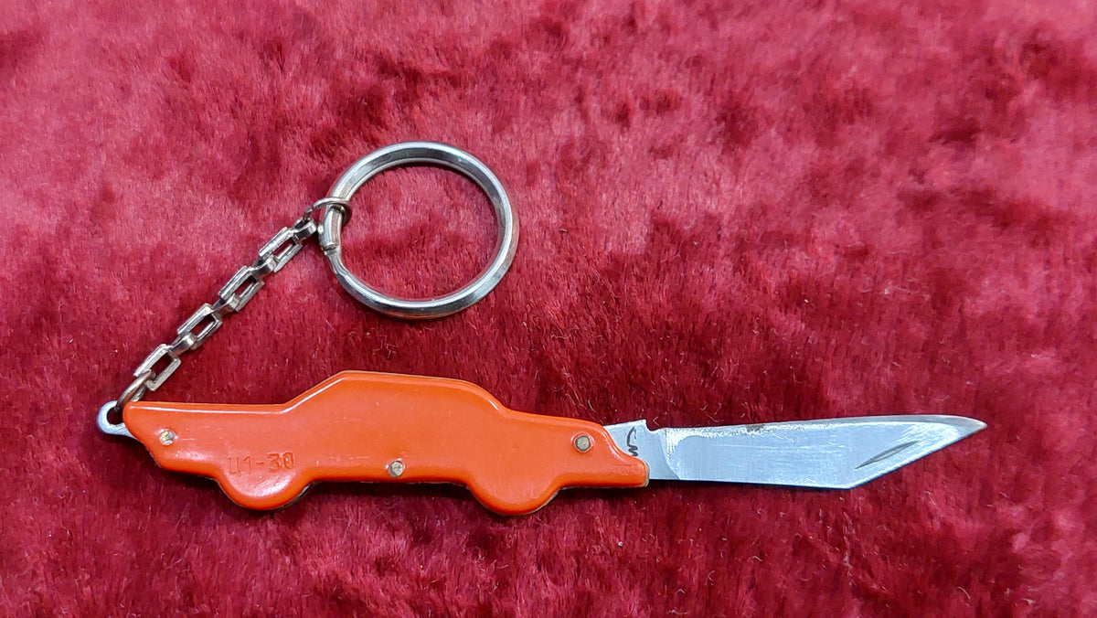Soviet Vintage Knife Keychain machine, Russian keychain knife, USSR folding knife, Russian collectible knife