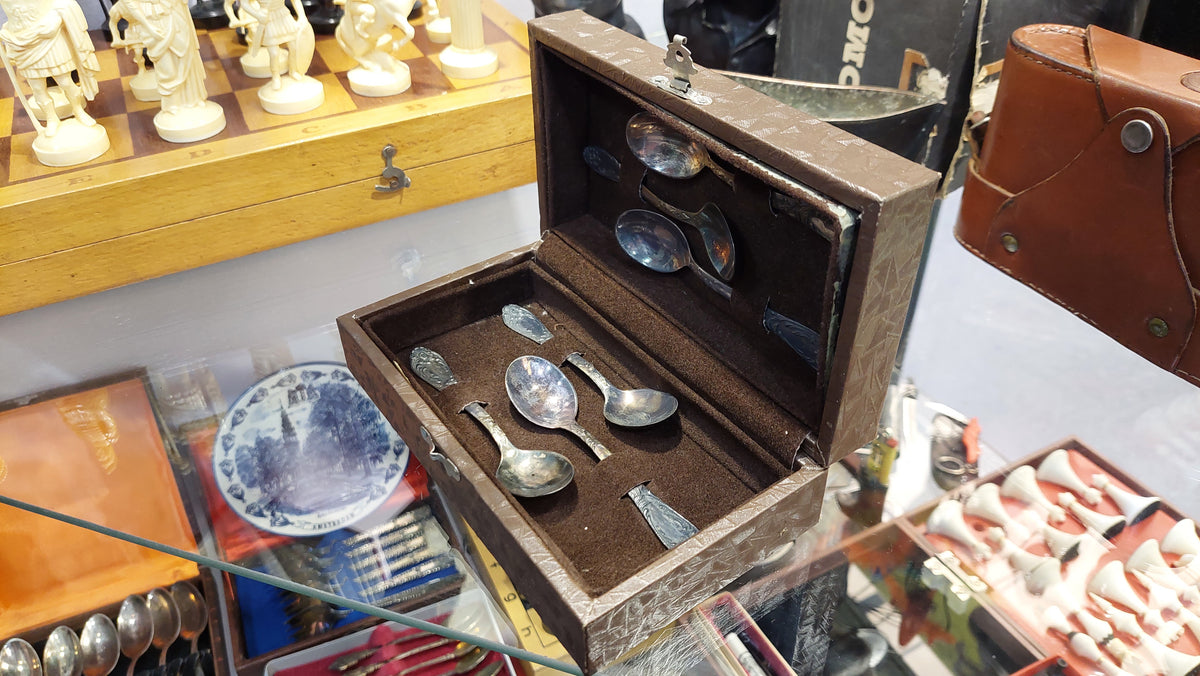 Set of coffee spoons, Miniature spoons of the Soviet era, Tea accessories