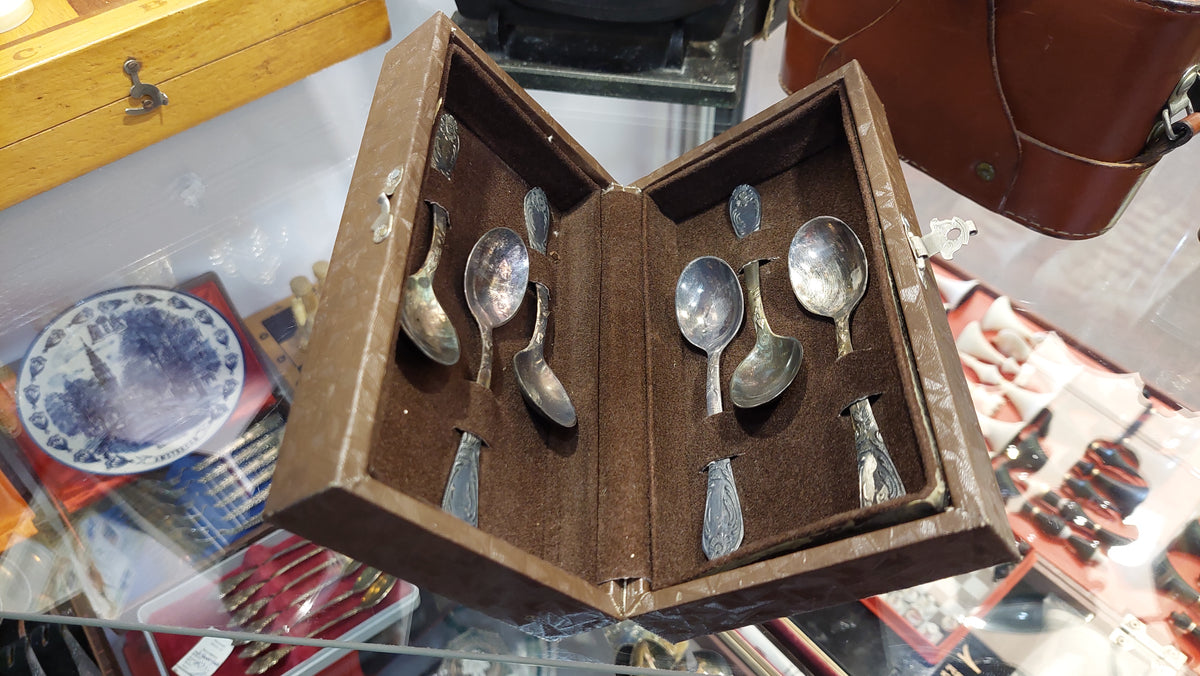 Set of coffee spoons, Miniature spoons of the Soviet era, Tea accessories