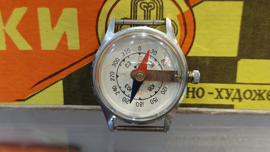 Soviet wrist compass Vostok Tourist compass Made in the Soviet Union CCCP USSR