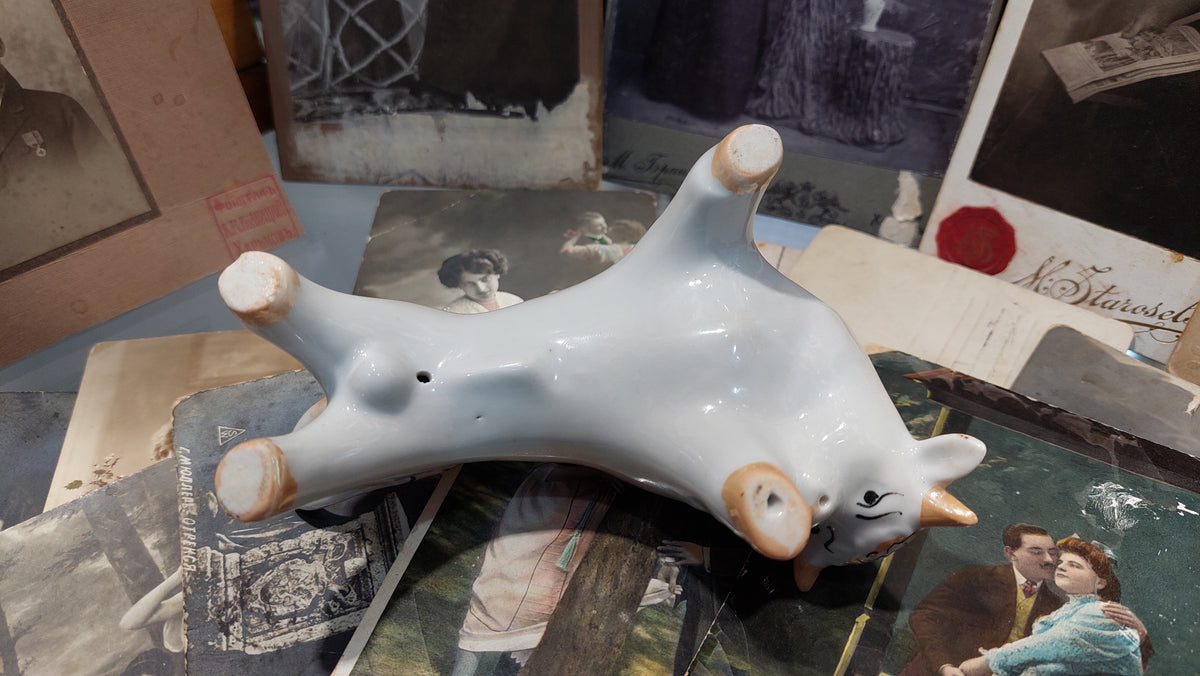 Porcelain bull made in Ukraine, USSR