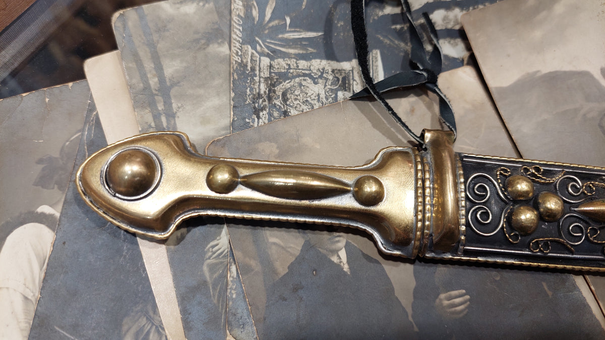Kitchen knife. Knife dagger khentmei.Knife handmade. East style.