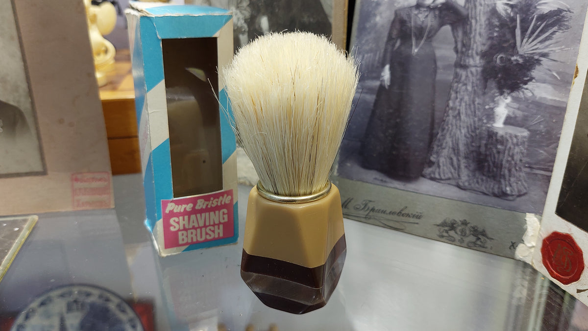 New Vintage DDR Shaving Brush Handle. Father's Day gift for him Wet shave brush. Wet shave brush handle for men.