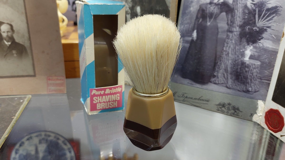 New Vintage DDR Shaving Brush Handle. Father's Day gift for him Wet shave brush. Wet shave brush handle for men.