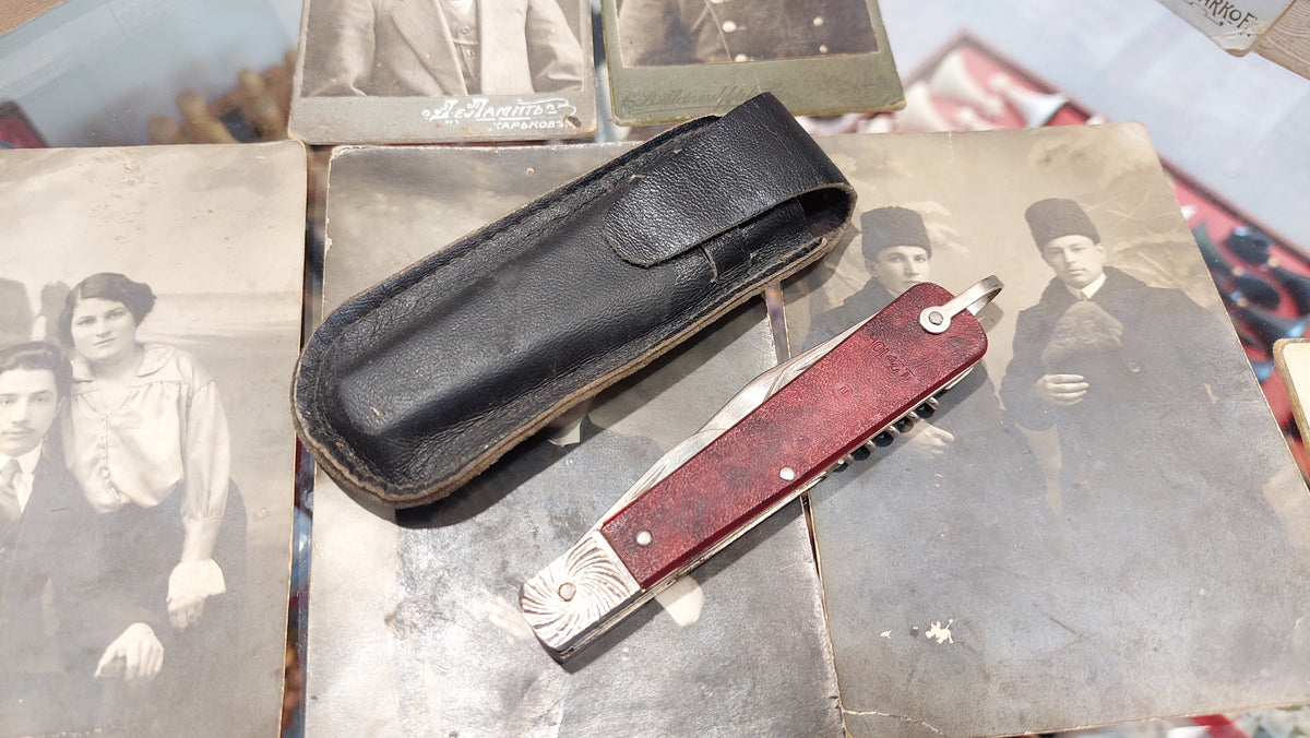 Folding penknife for tourism 1970s USSR.