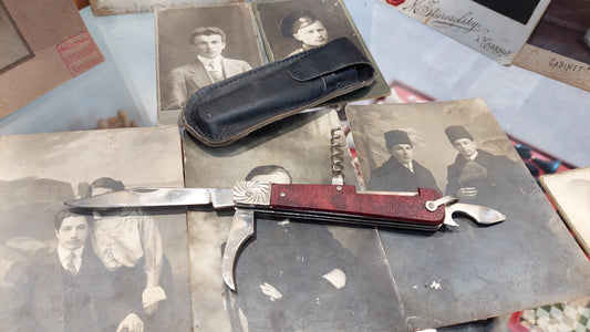 Folding penknife for tourism 1970s USSR.