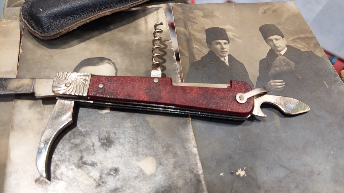 Folding penknife for tourism 1970s USSR.