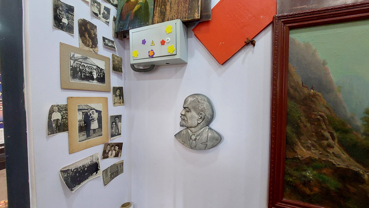 Bas-relief of Lenin, bas-relief of the leader of the USSR.
