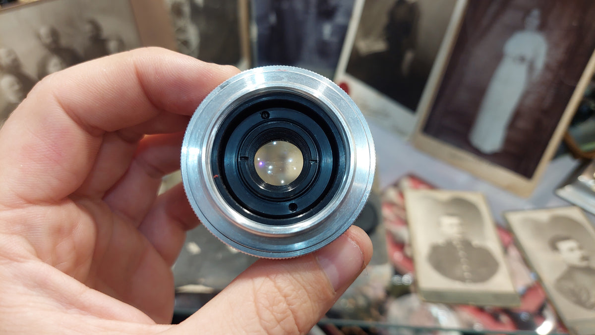 Lens Industar-50 USSR 50mm f/3.5 M39 Ukrainian lens, vintage lens.