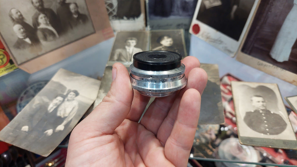 Lens Industar-50 USSR 50mm f/3.5 M39 Ukrainian lens, vintage lens.