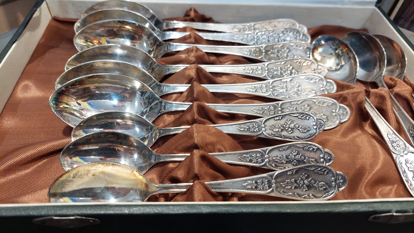 A new set of silver-plated spoons from the sixties of the USSR as a gift, for an anniversary or for yourself.