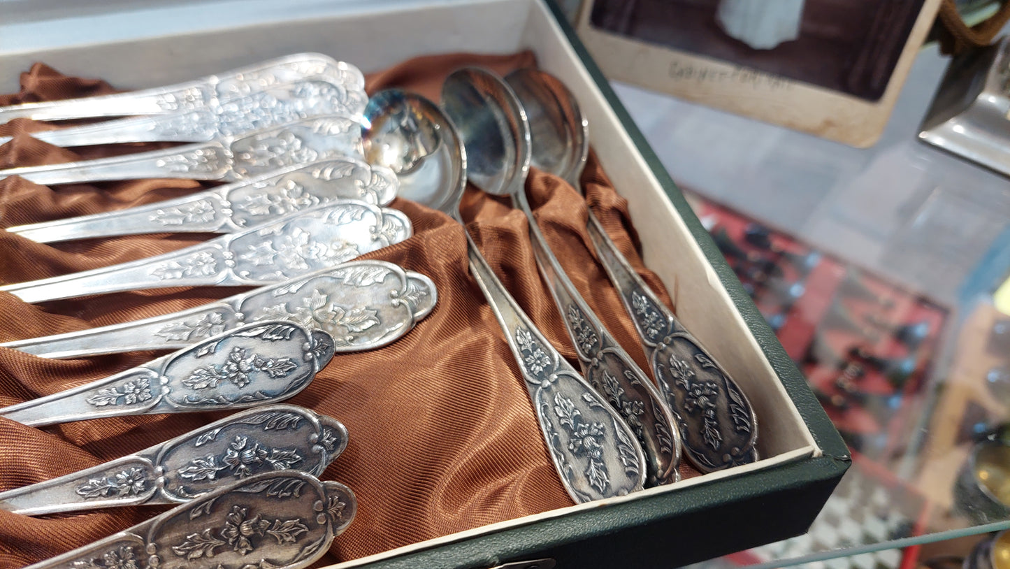 A new set of silver-plated spoons from the sixties of the USSR as a gift, for an anniversary or for yourself.