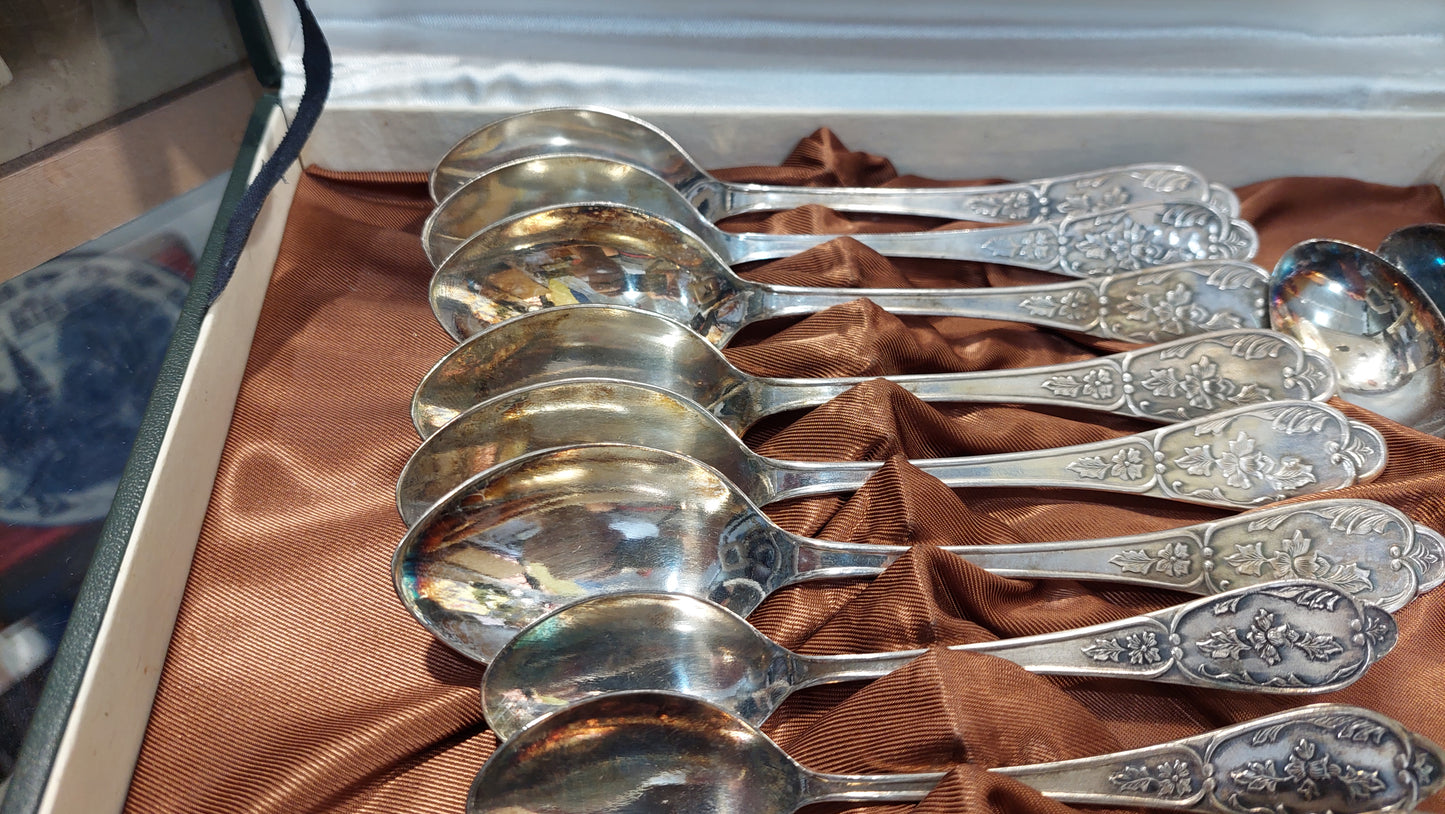 A new set of silver-plated spoons from the sixties of the USSR as a gift, for an anniversary or for yourself.