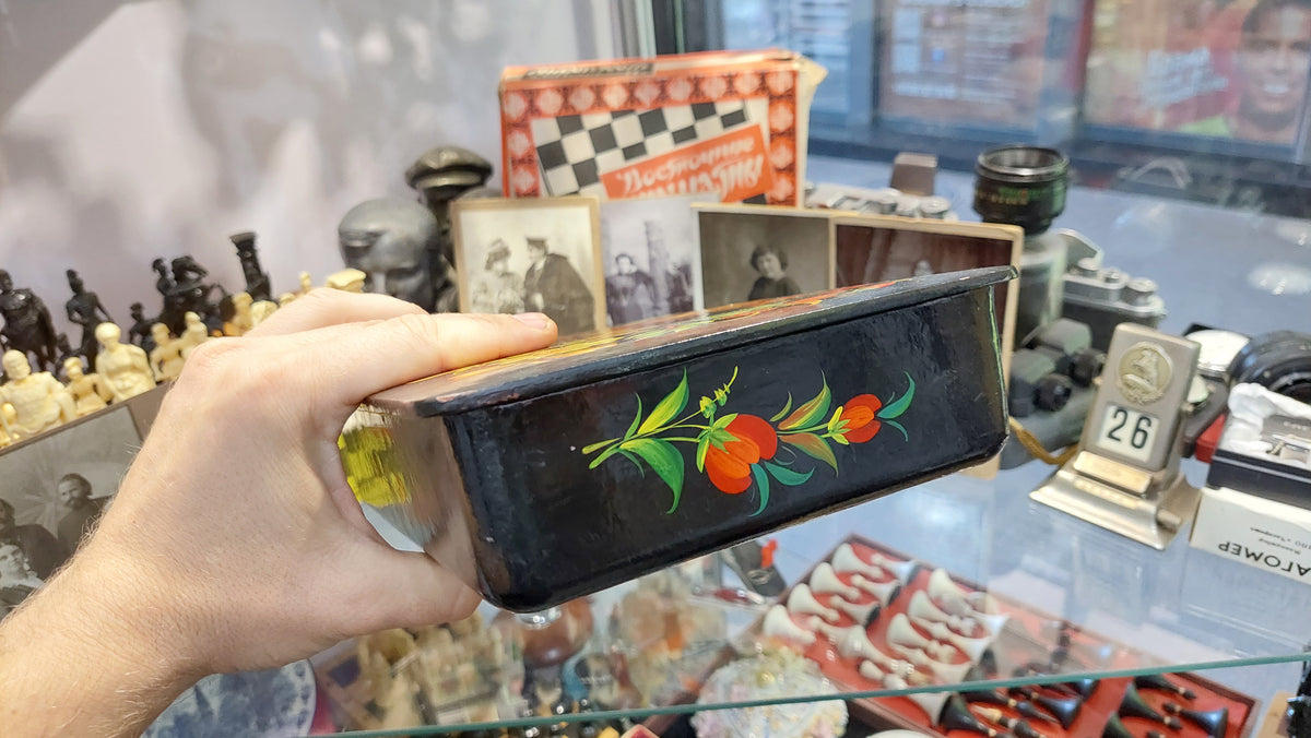Handmade Jewelry Box, Kashmiri Papier Mâché Jewelry Box, Unique Papier Mâché Jewelry Box