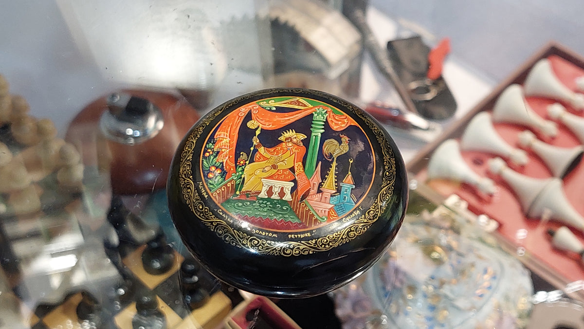 Handmade Jewelry Box, Kashmiri Papier Mâché Jewelry Box, Unique Papier Mâché Jewelry Box, Real Enamel Lacquer Jewelry Box