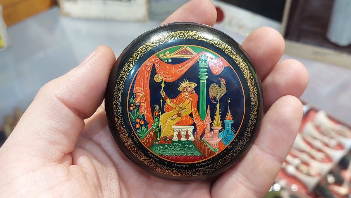 Handmade Jewelry Box, Kashmiri Papier Mâché Jewelry Box, Unique Papier Mâché Jewelry Box, Real Enamel Lacquer Jewelry Box