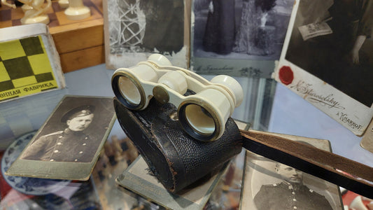 Soviet theater binoculars made in the USSR.