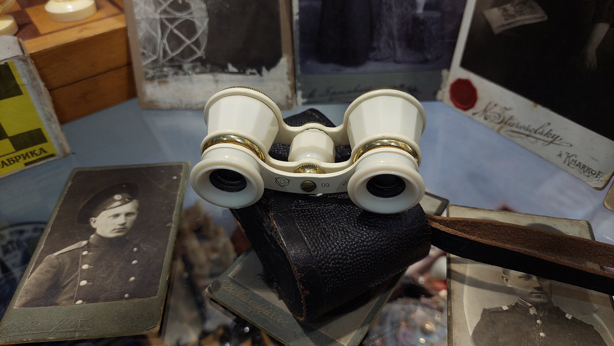 Soviet theater binoculars made in the USSR.
