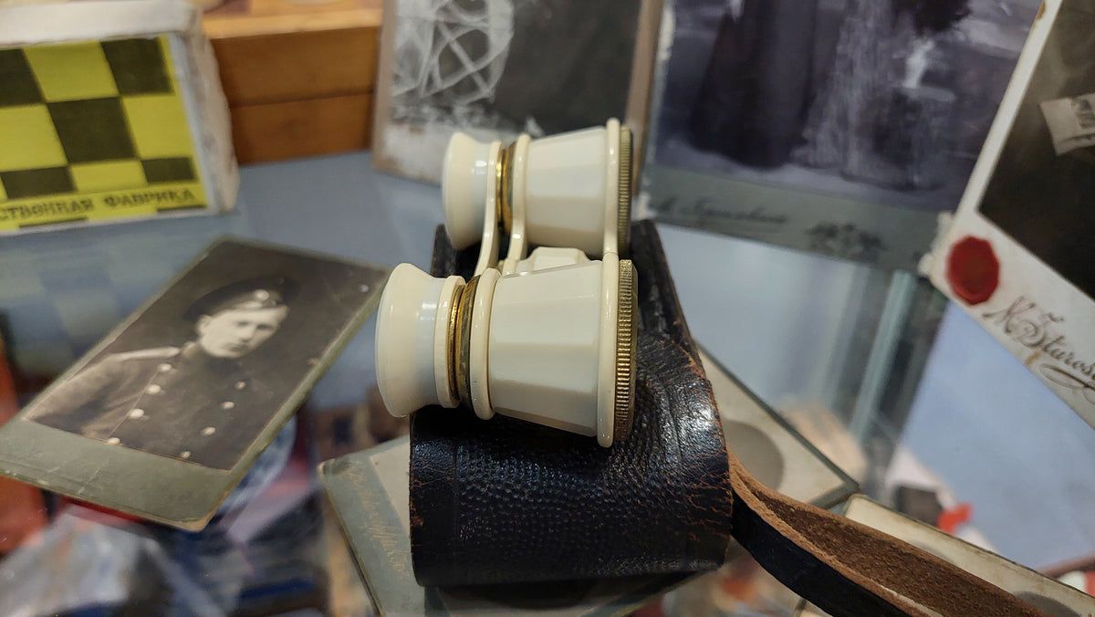 Soviet theater binoculars made in the USSR.