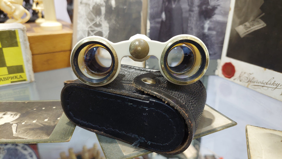 Soviet theater binoculars made in the USSR.