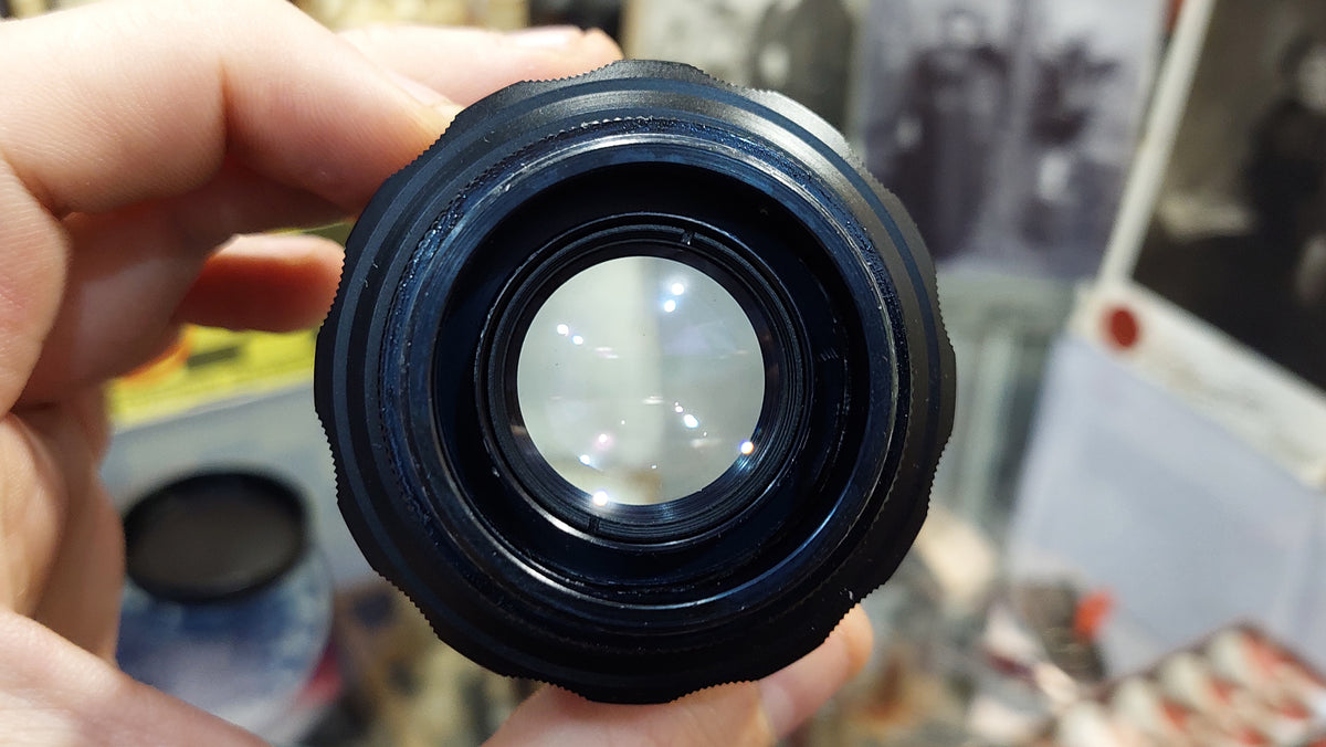 Soviet vintage lens Helios 44-2, 2\58 M42. Russian Lens Zenit USSR
