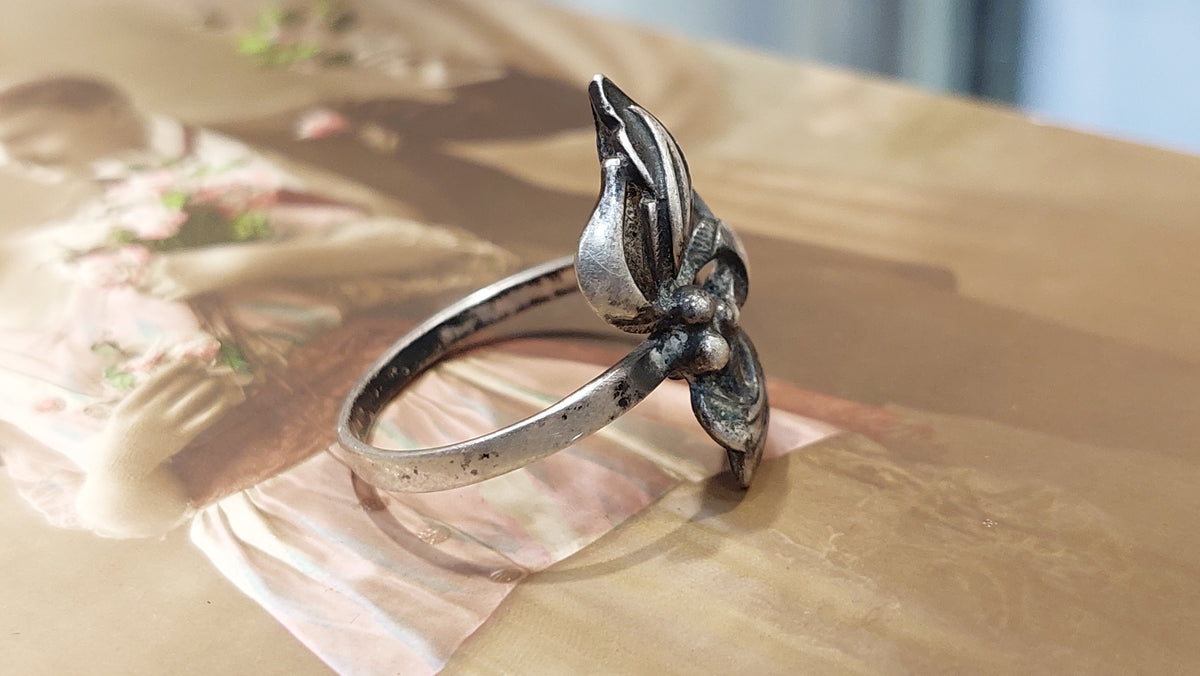 875 standard silver ring USSR 70 years.