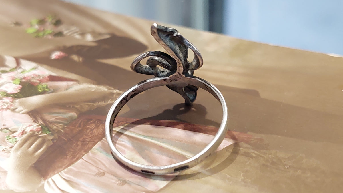 875 standard silver ring USSR 70 years.