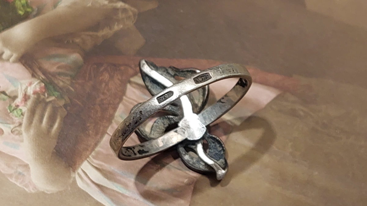 875 standard silver ring USSR 70 years.