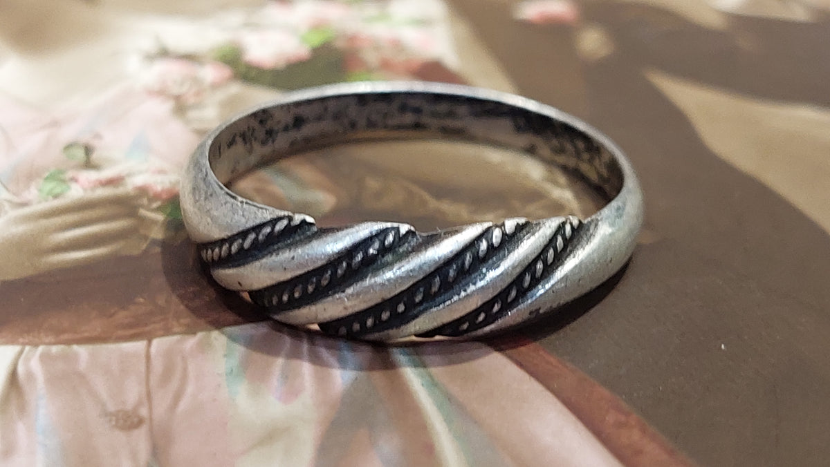 875 standard silver ring USSR 70 years.