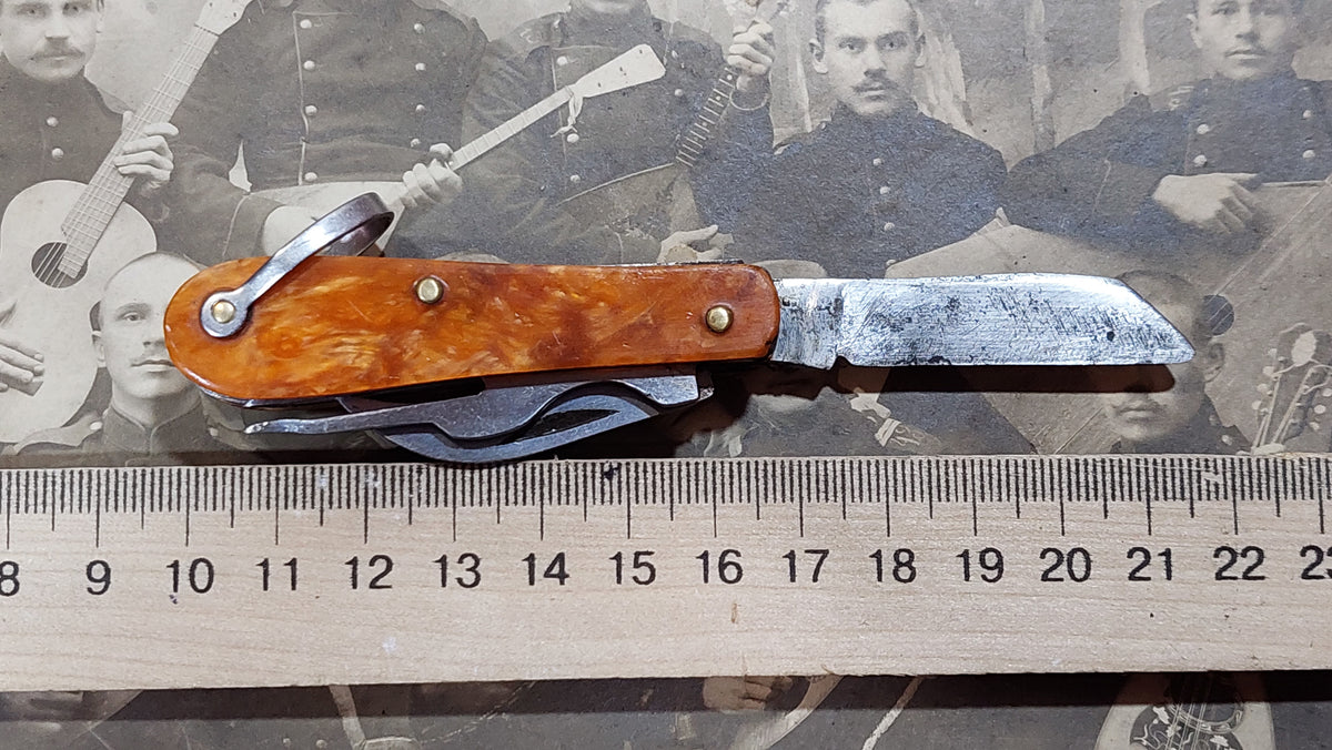 Small pocket knife-knife and fork.