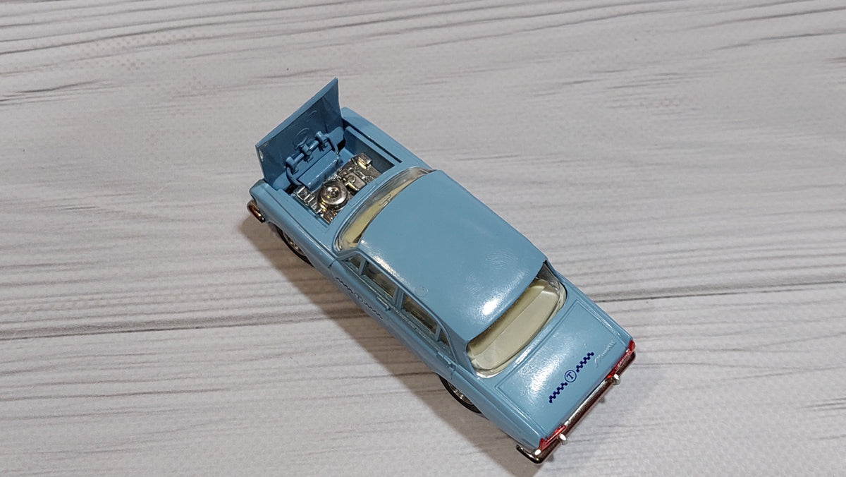Vintage toy Moskvich 412 TAXI, model 1:43, original toy