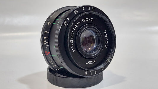 Soviet Vintage Lens Industar 50-2 50mm F3.5.M42mm.Russian Vintage Lens, USSR Photo Accessories, Soviet DSLR Lens