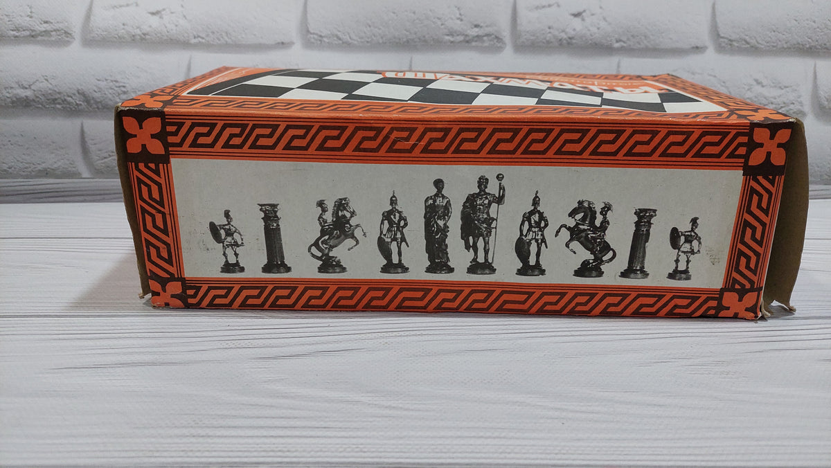 CHESS. Souvenir chess Romans, new in sealed packaging, manufactured in 1989.