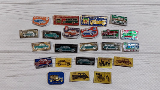 car icons. for vintage backpacks, jackets, hats, caps, uniforms.