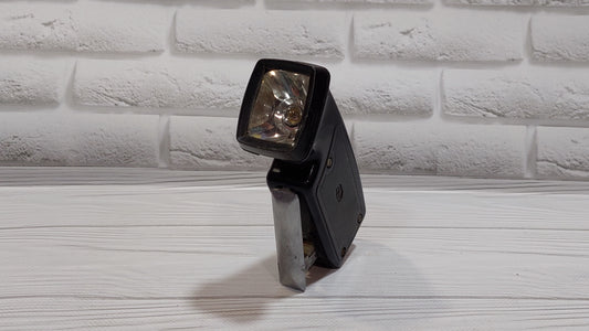 FLASHLIGHT. Vintage mechanical ZIP flashlight, electrodynamic carbolite flashlight.
