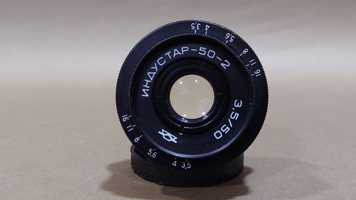 Soviet vintage lens Industar 50-2 50mm F3.5.M42mm.Russian vintage lens, USSR Photo Accessories, Soviet SLR lens