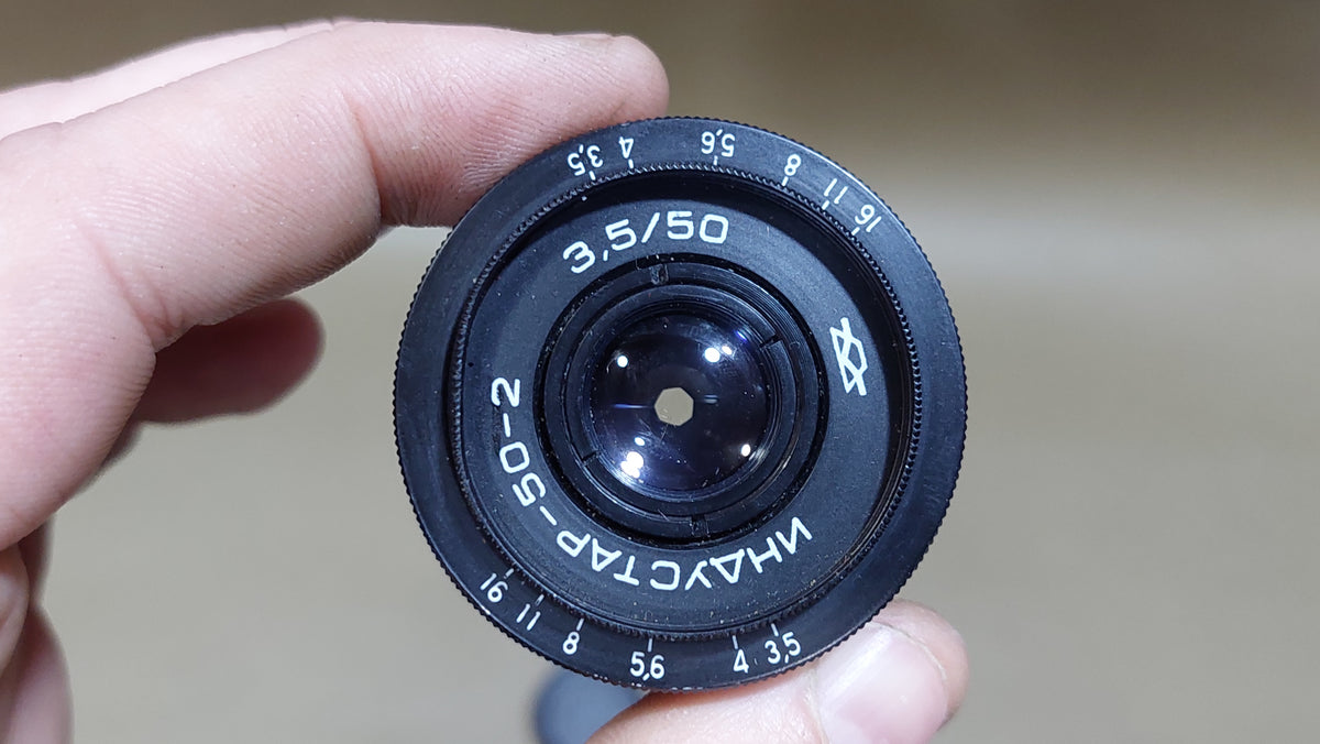 Soviet vintage lens Industar 50-2 50mm F3.5.M42mm.Russian vintage lens, USSR Photo Accessories, Soviet SLR lens